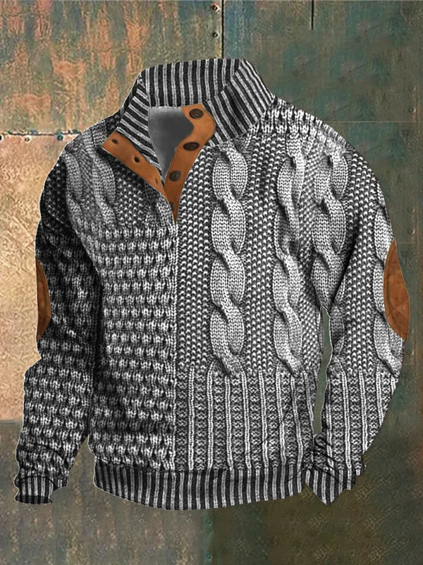 Emilson | Warme wintertrui – Gebreide trui met structuur, casual en stijlvolle pullover voor koud weer