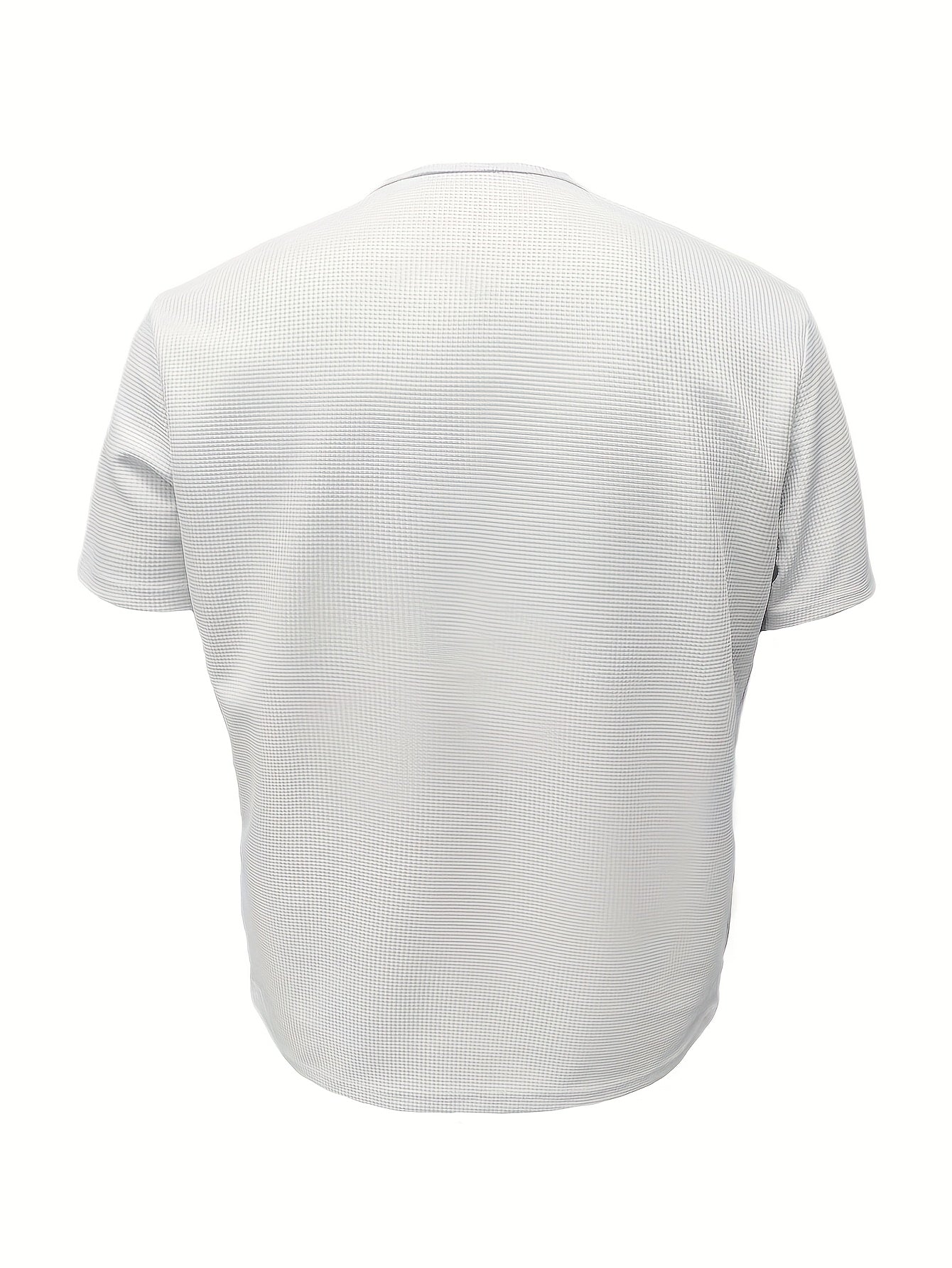 Wallace | Herenhemd met korte mouwen - Lichtgewicht gebreid wafel T-shirt