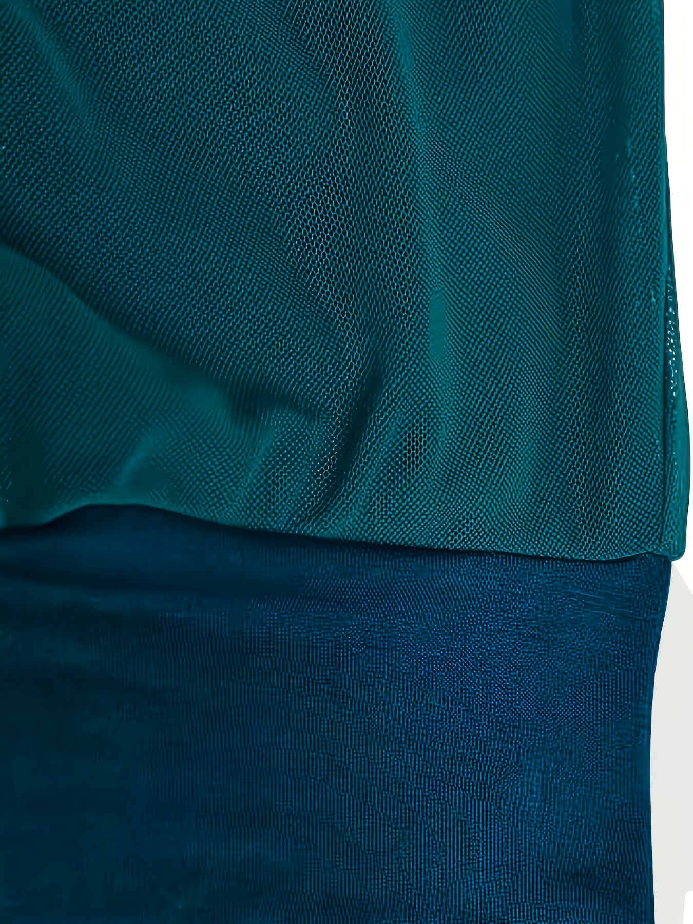 Empriss | Casual blouse van mesh voor dames - Korte mouwen, geplooide voorkant