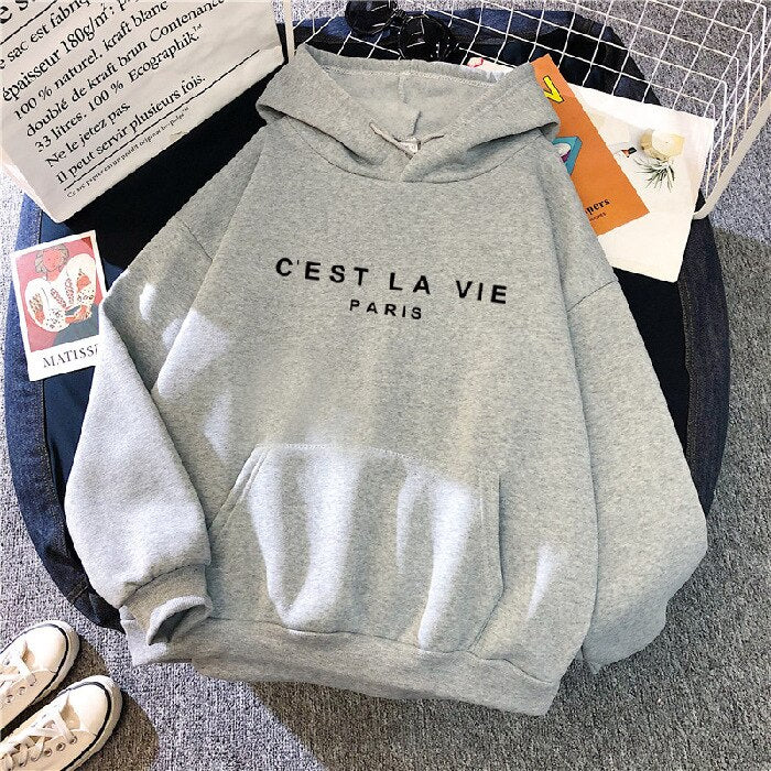VieHood | La Vie Hoodie – Dames Comfortabele Trui, Casual Sweatshirt, Zacht & Warme Pullover