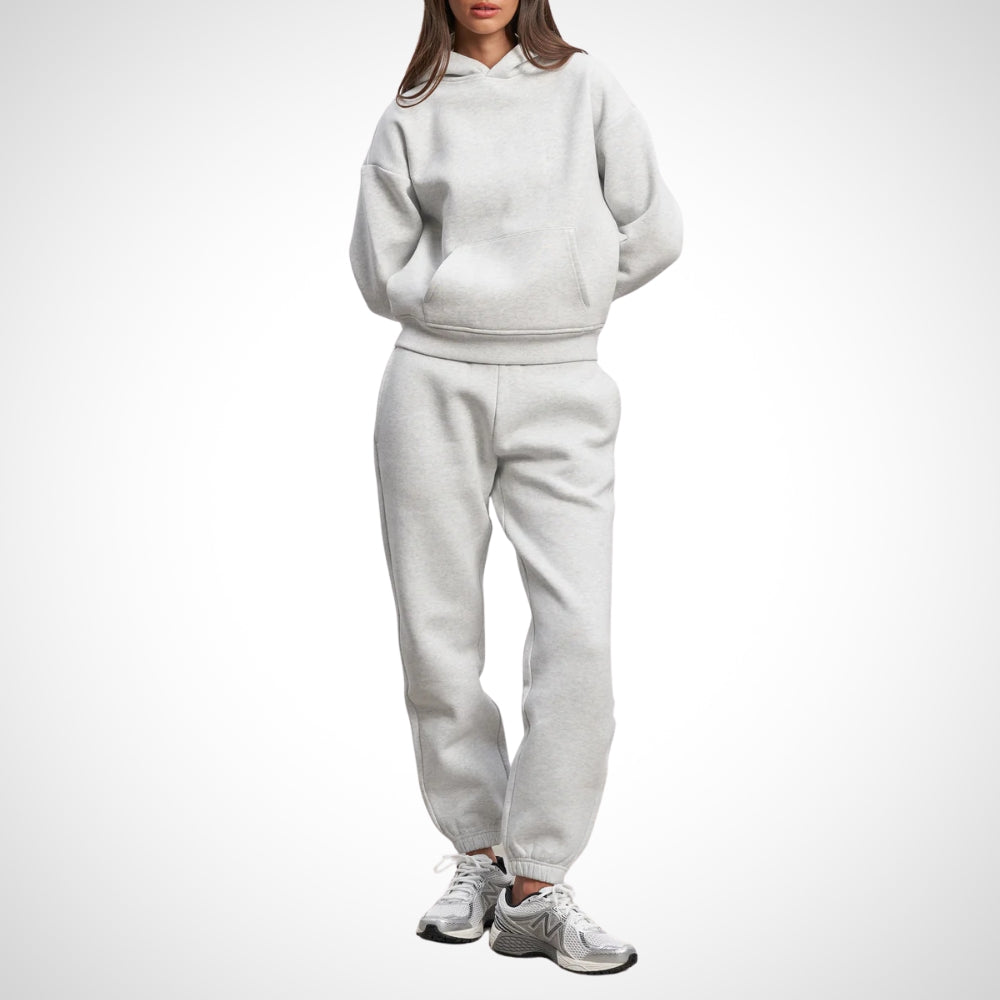 Enyssa | Tracksuit Set met Relaxed Fit - Hoodie & Joggerbroek, Zachte Loungewear, Casual Sportkleding Outfit