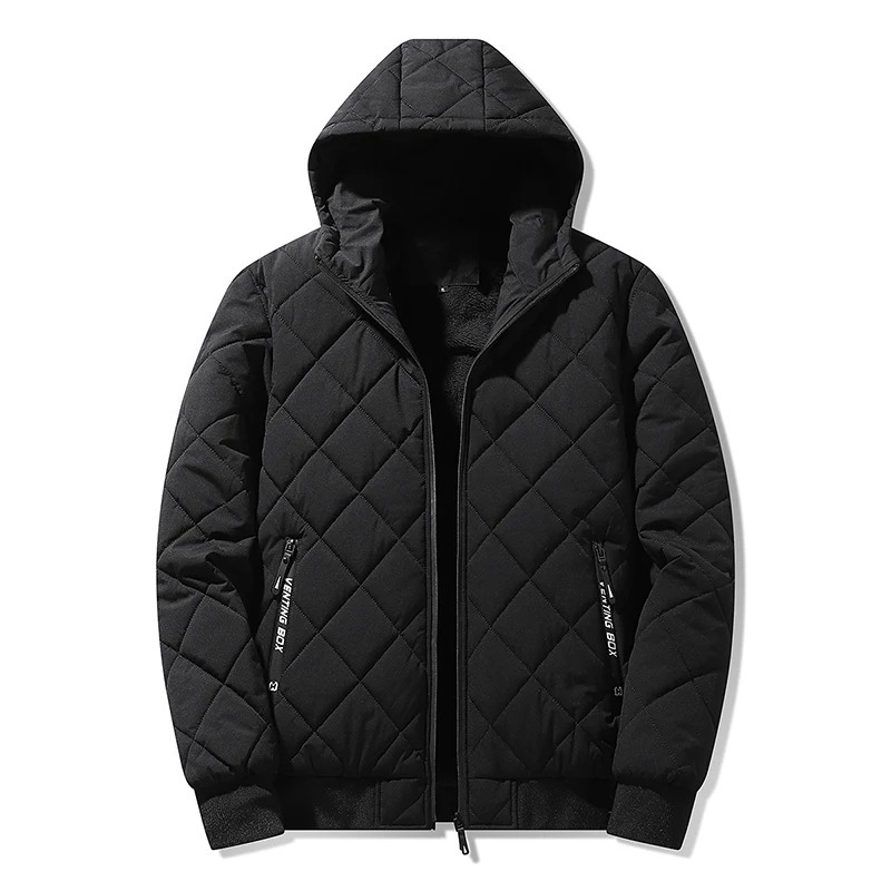 Jonte | Heren pufferjas met capuchon – Lichtgewicht gewatteerde winterjas, warme casual bovenkleding