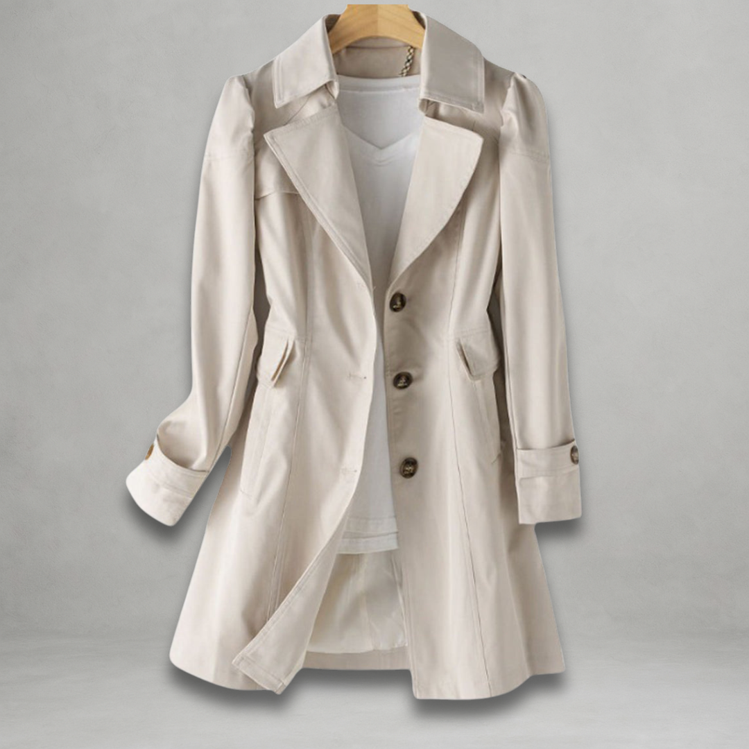 Renilde | Klassieke lichtgewicht trenchcoat voor dames – Stijlvolle, casual herfstjas