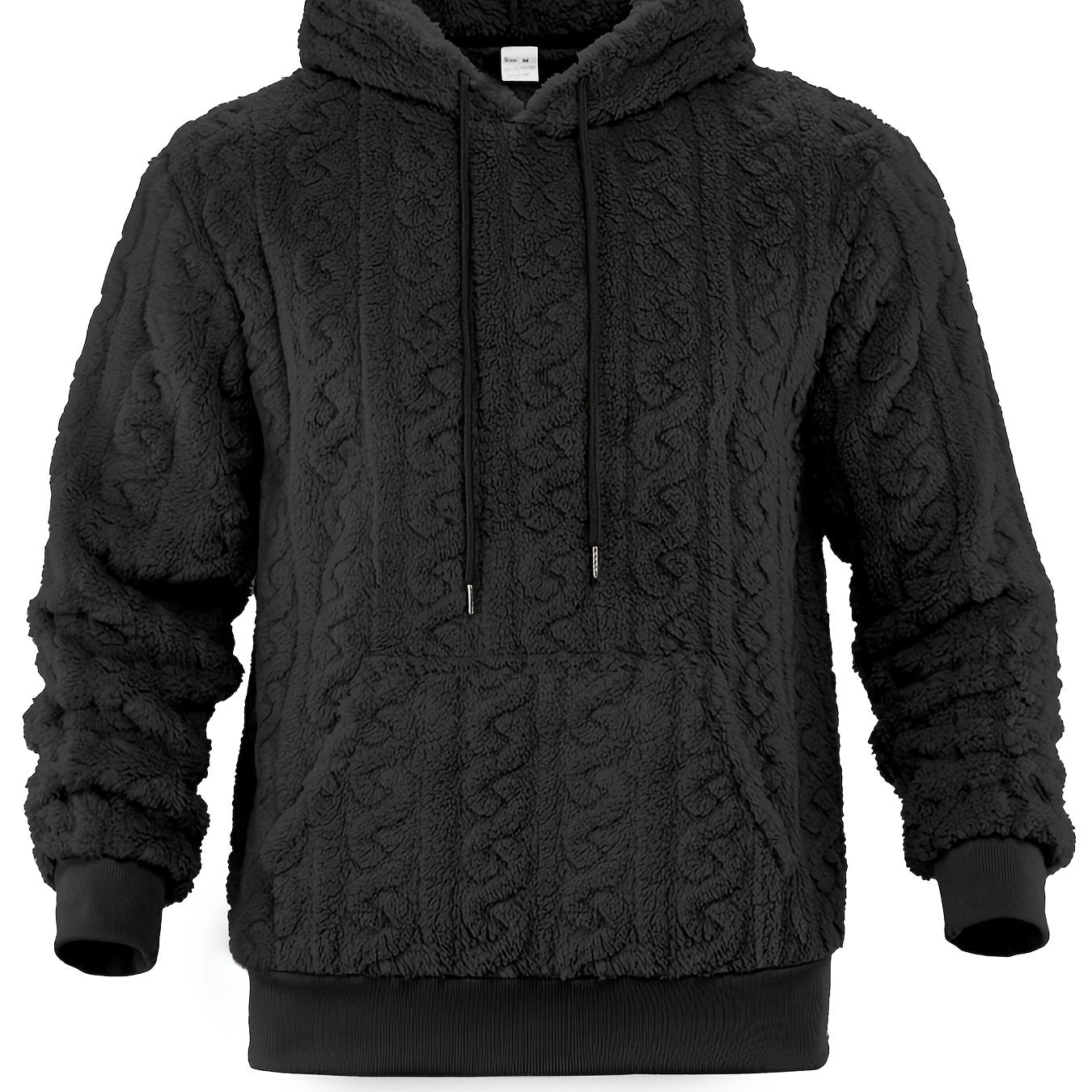 Rander | Thermische fleecehoodie voor heren – Warme pullover-sweatshirt, casual outdoor wintertop