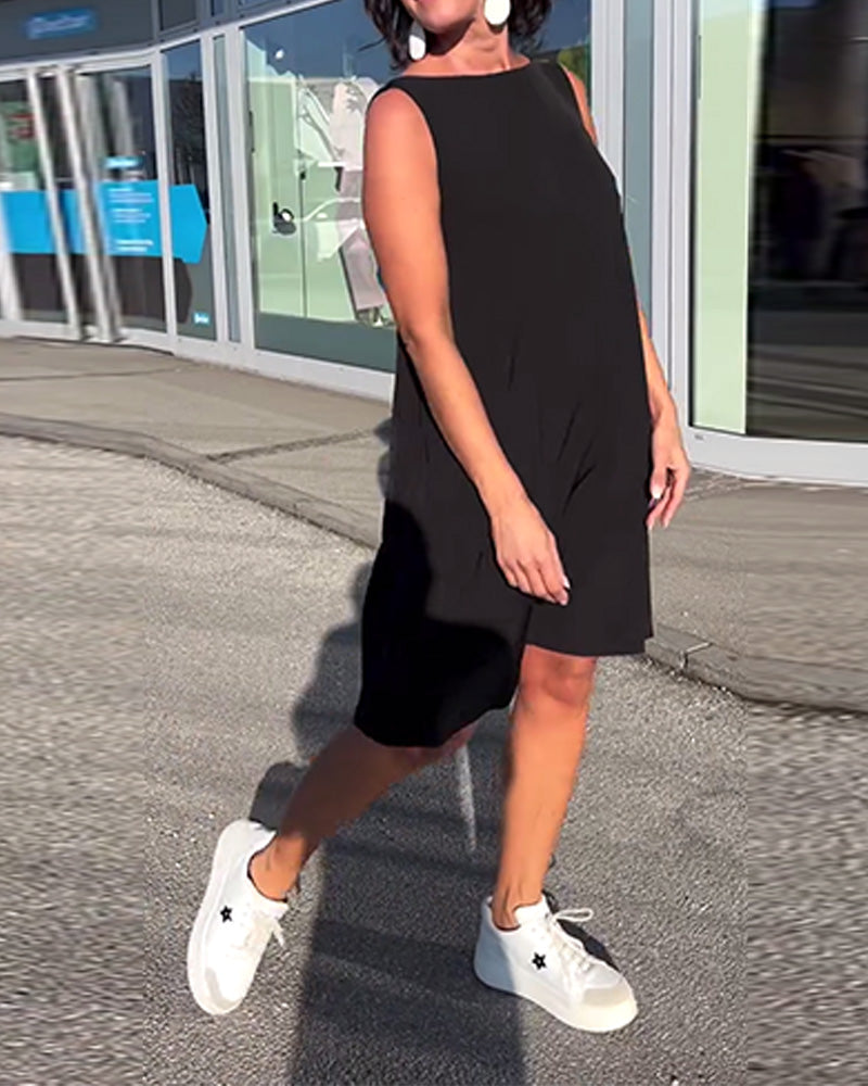 Teyah | Mouwloze Casual Zomerjurk voor dames - Lichtgewicht & Comfortabel