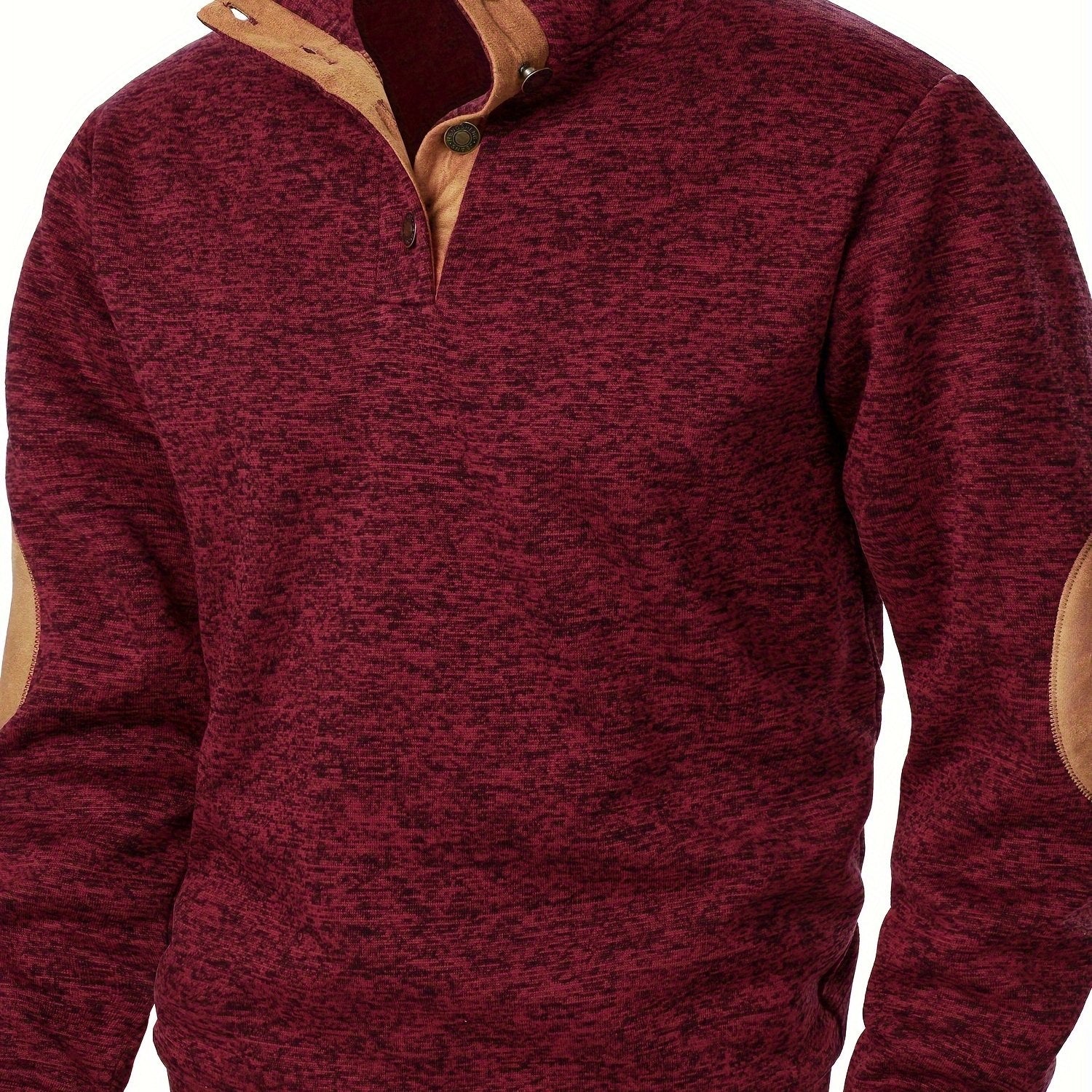 Kristoff | Herenpullover met opstaande kraag en lange mouwen – Casual herfst-wintertop
