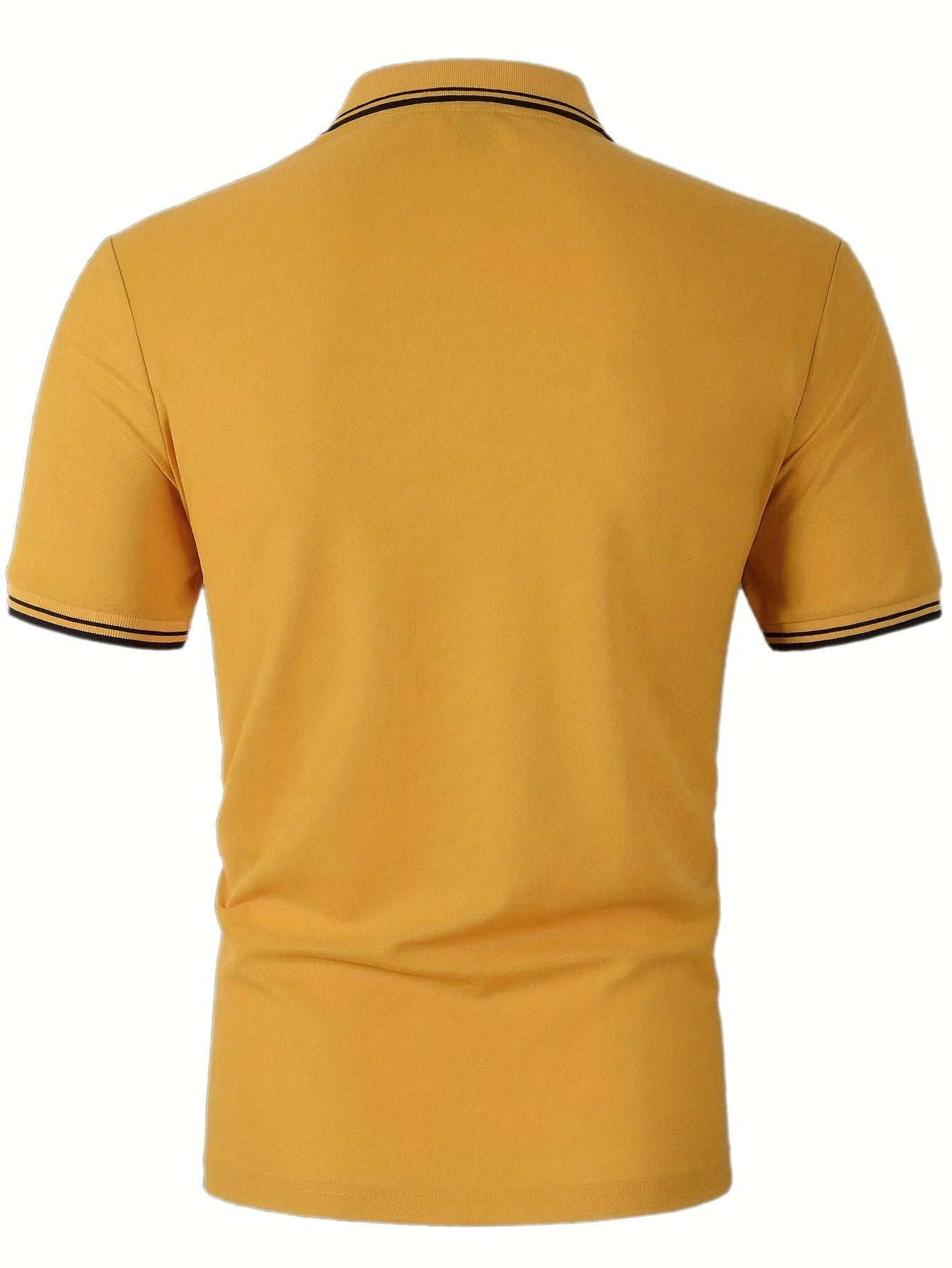 Evren | Heren paarden ridder print korte mouwen Polo Henley shirt - stijlvolle vrijetijdskleding