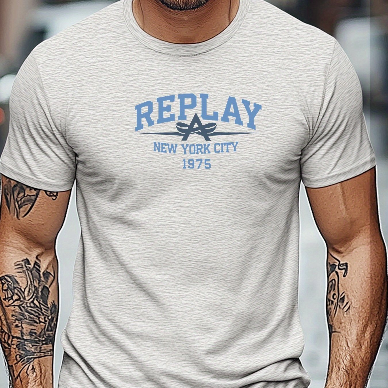 Tybalt | Heren 1975 Retro Grafisch T-shirt - Zwart Casual Korte Mouw T-shirt, Lichtgewicht, Ademende Pasvorm