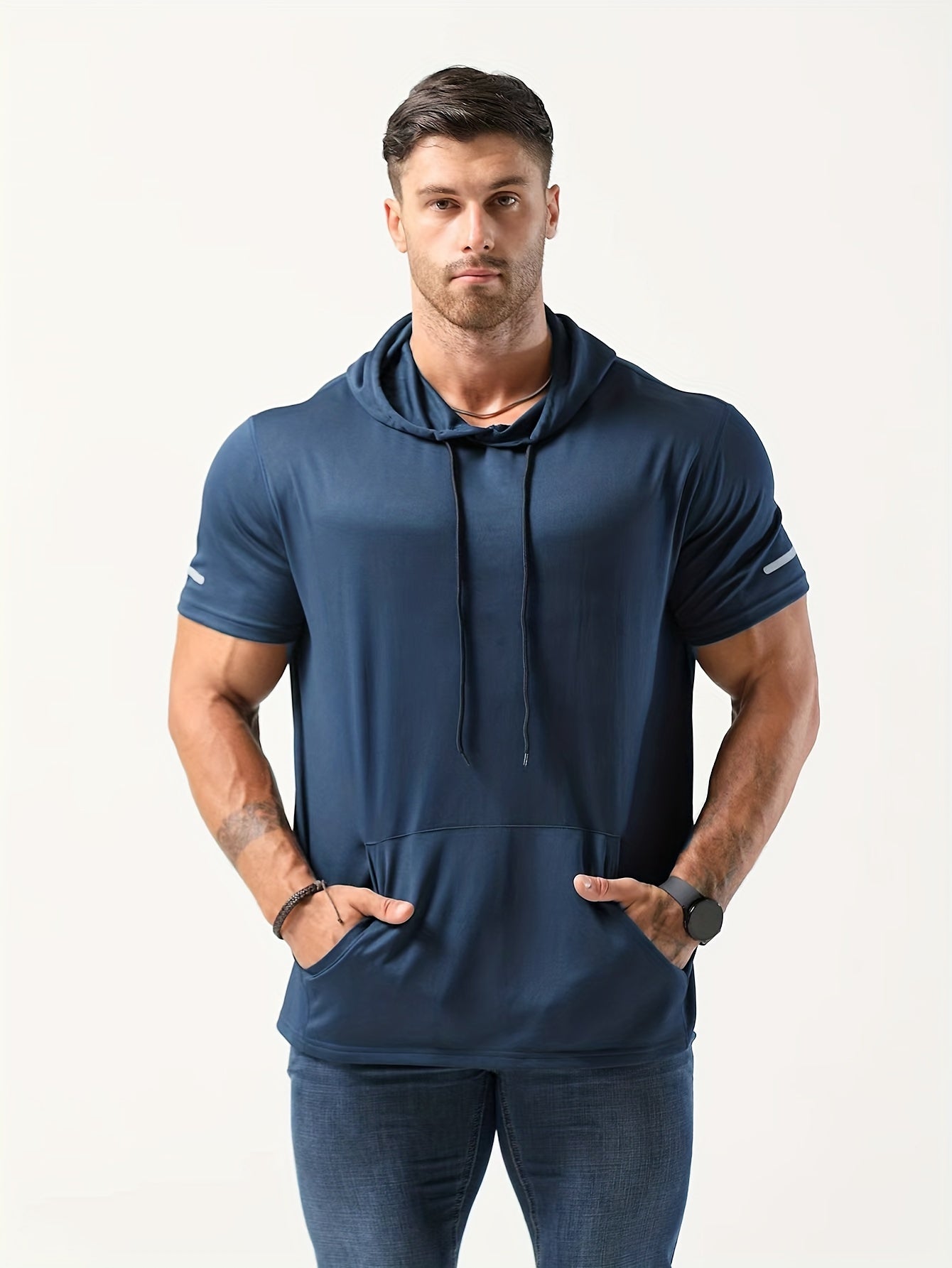Galvin | Sneldrogende, ademende hoodie voor heren - Casual activewear