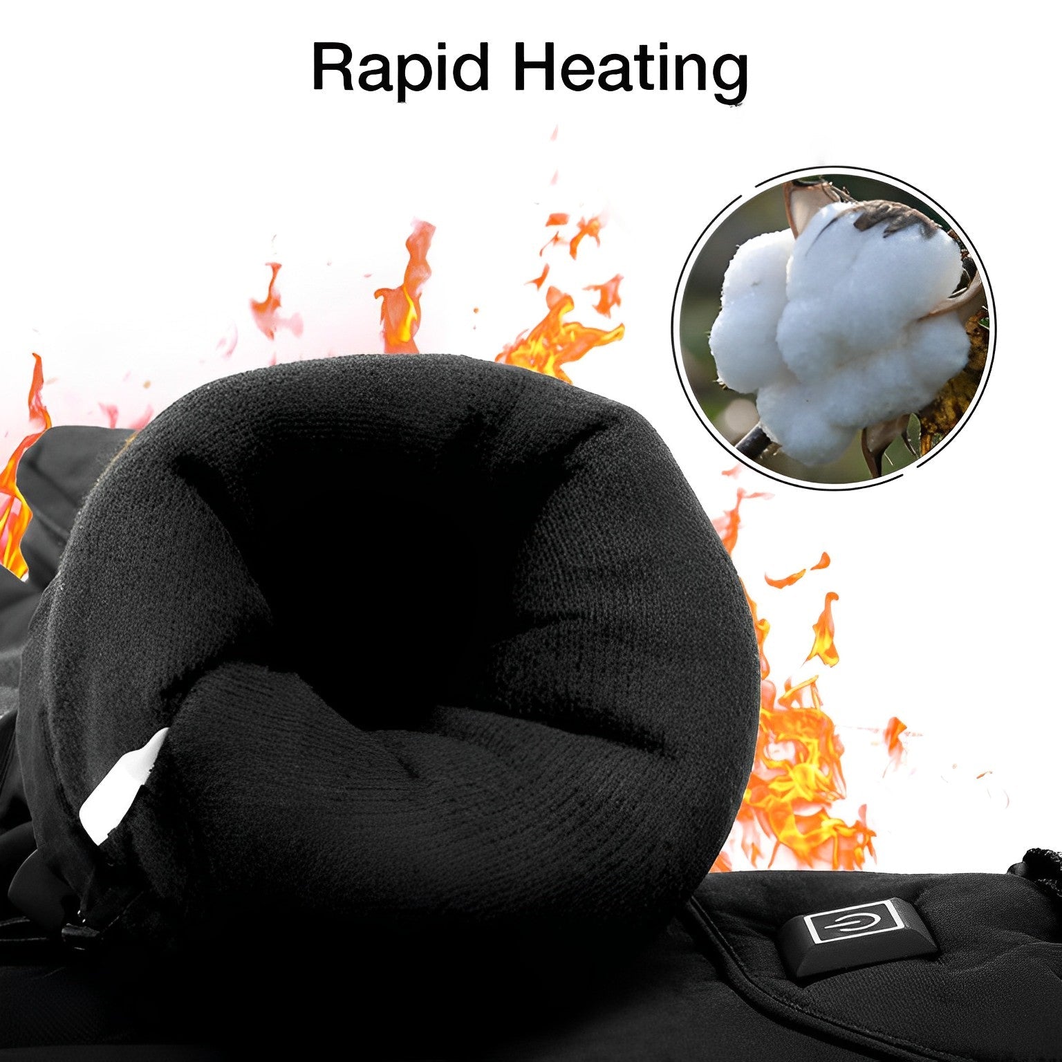 GloveHeat | Verwarmde winterhandschoenen – Elektrische warme handschoenen, instelbare warmte
