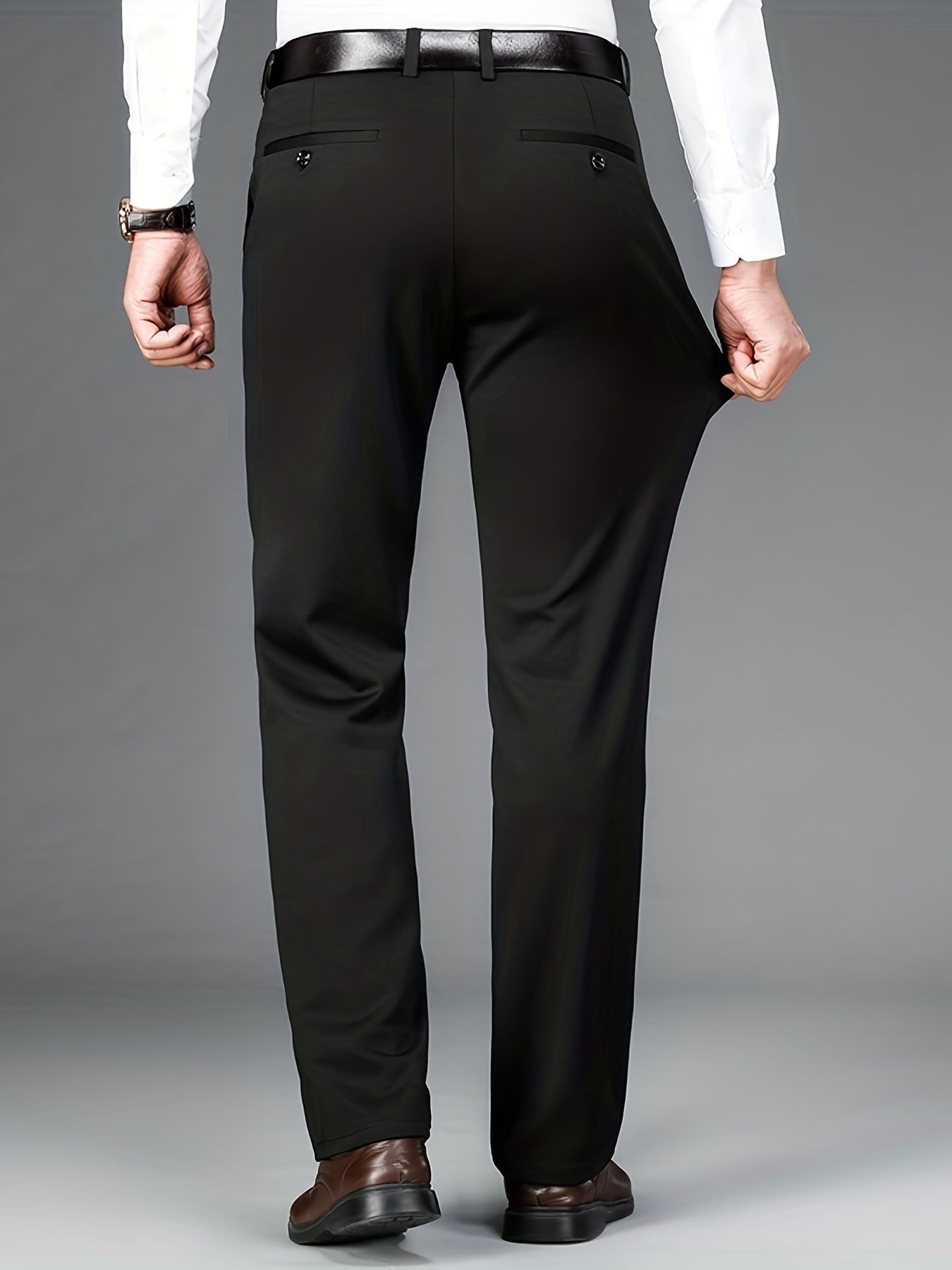 Benno | Klassieke stretchjurk voor heren - Formele broek voor zaken en evenementen
