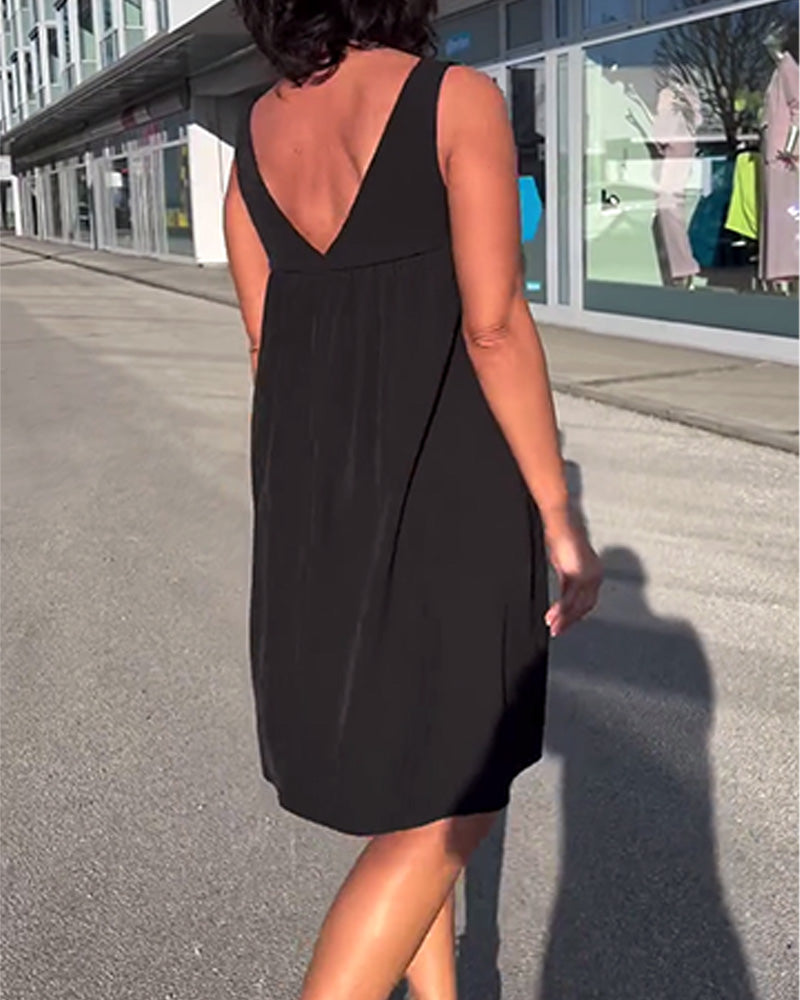Teyah | Mouwloze Casual Zomerjurk voor dames - Lichtgewicht & Comfortabel
