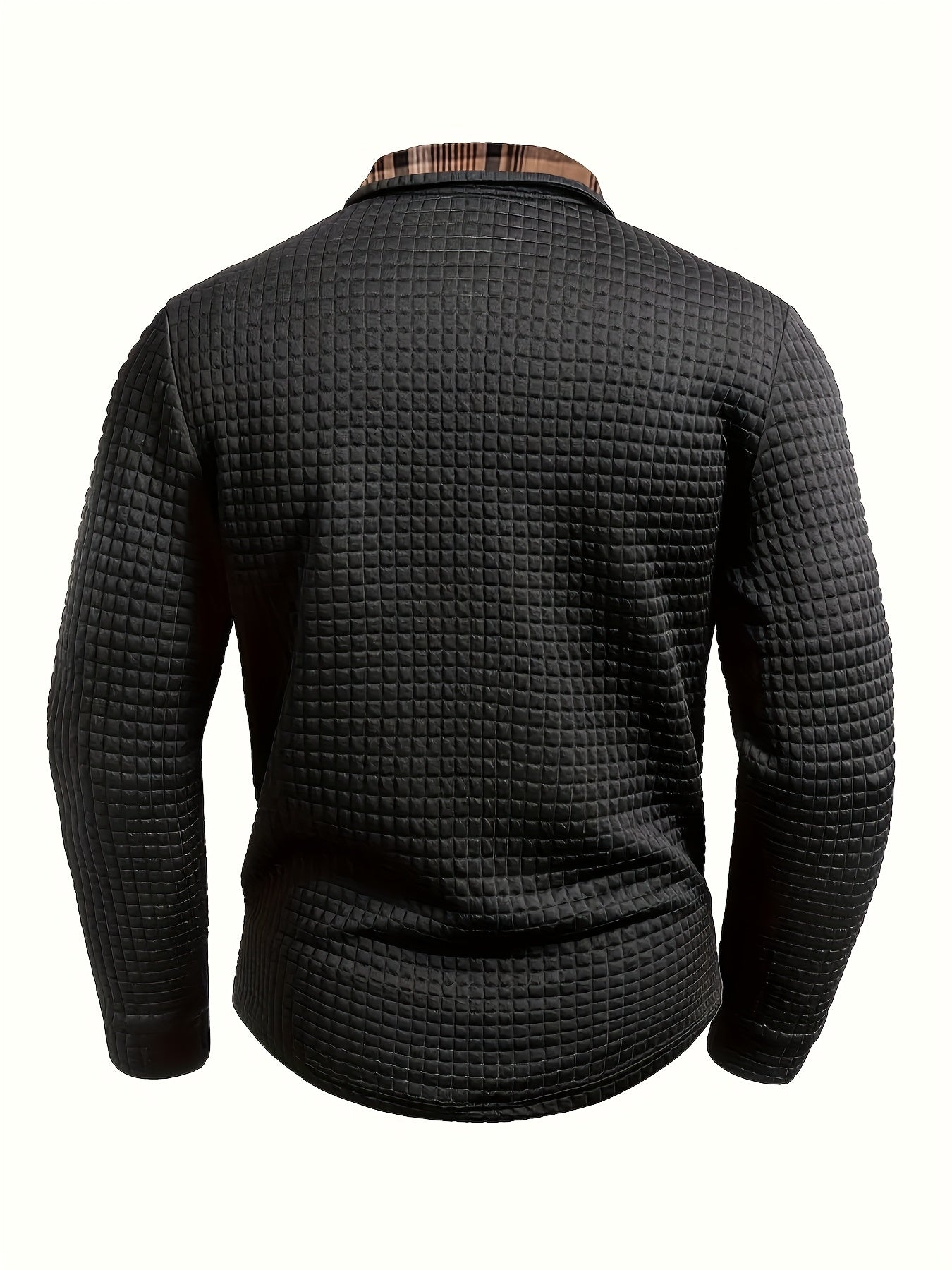 Zenobius | Herenoverhemd met lange mouwen en knopen – Casual regular fit met geruite kraag