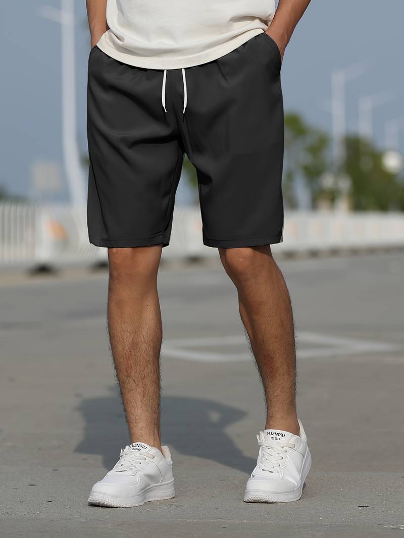 Gyorgy | Mannen Ademende Casual Trekkoord Shorts - Lichtgewicht Zomer Shorts