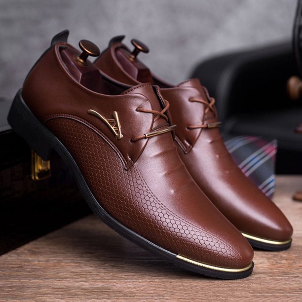 Vellaro | Heren leren Oxford geklede schoenen - Klassiek Formeel Zakelijk Schoeisel