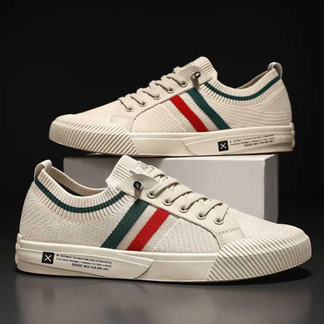 Knitro | Ademende Mesh Platte Schoenen van Knit - Lichtgewicht Slip-On Casual Sneakers