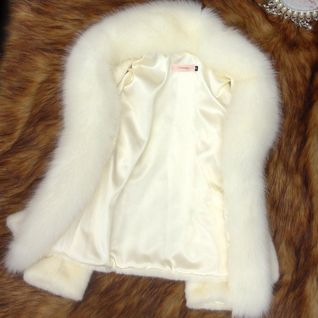 Maaike | Dames bontjas voor de winter – zachte, warme en elegante jas voor koud weer