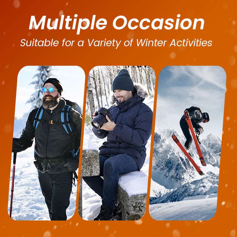 Odran | Thermische winterparka voor heren – met capuchon, geïsoleerd en warm