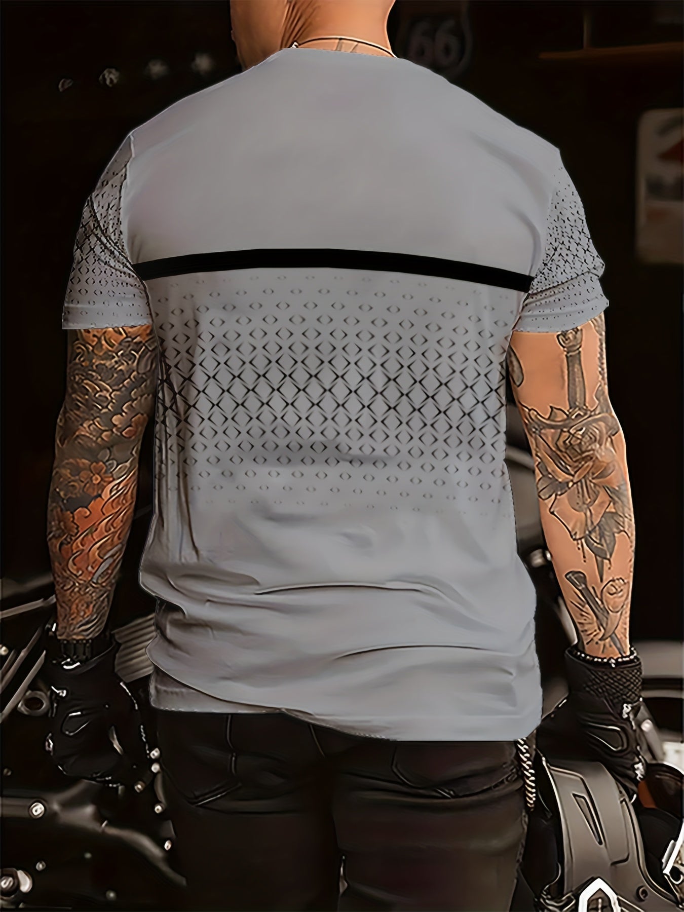 Xerxes | Polyester T-shirt voor heren - comfortabele regular fit, minimalistische print