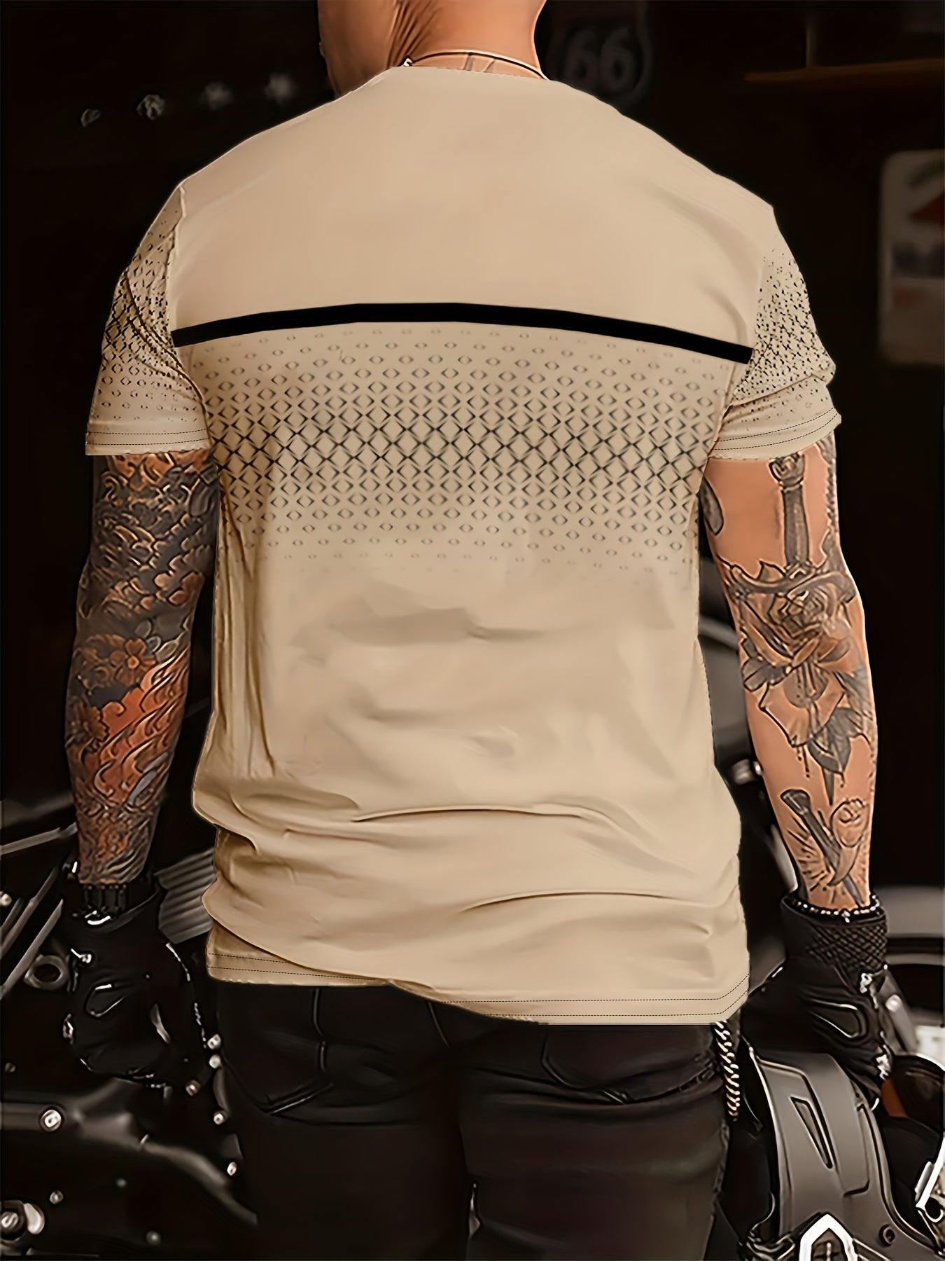 Xerxes | Polyester T-shirt voor heren - comfortabele regular fit, minimalistische print