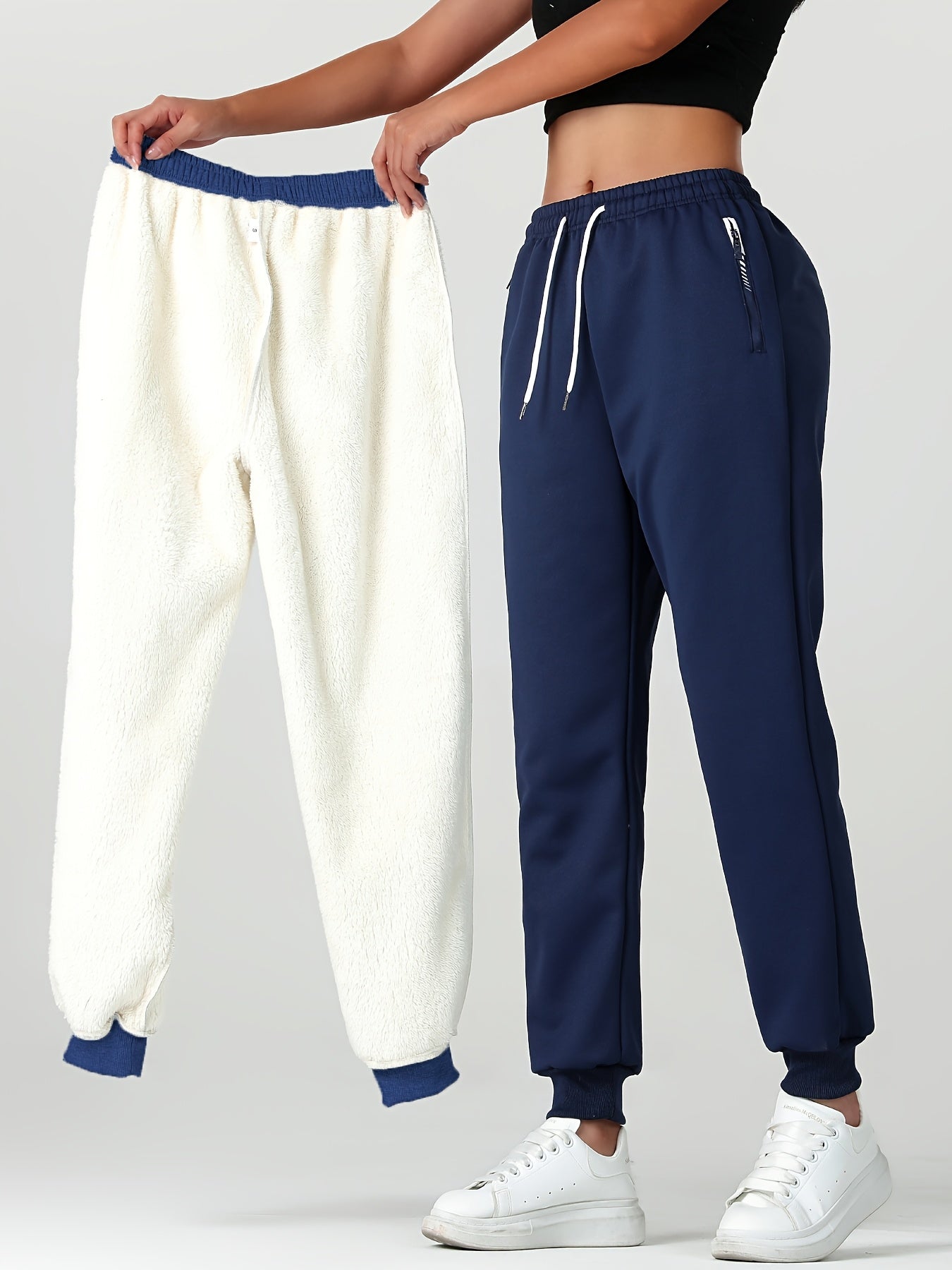 Clarine | Thermische fleece gevoerde winterbroek voor dames – Winddichte broek