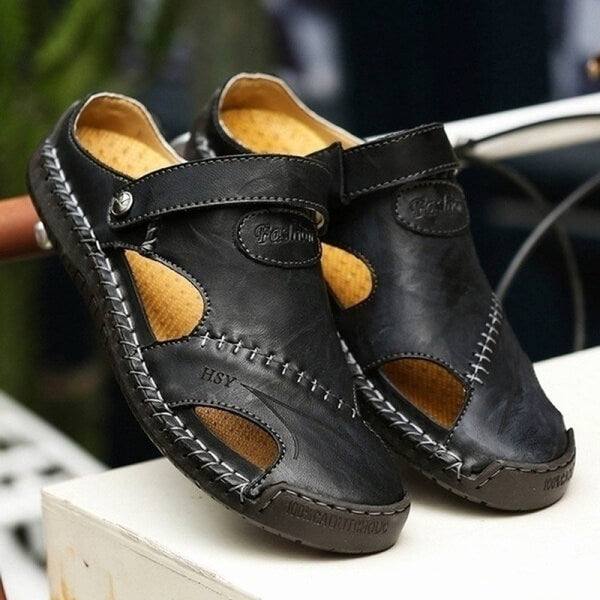Jorund | Orthopedische herensandalen - Lichtgewicht flexibel PU leer