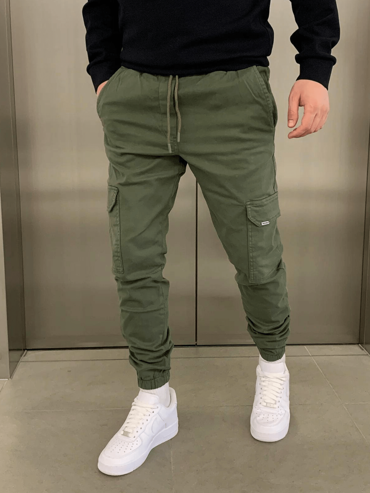 Pederik | Slim fit cargojoggingbroek voor heren – meerdere zakken, casual streetwear broek