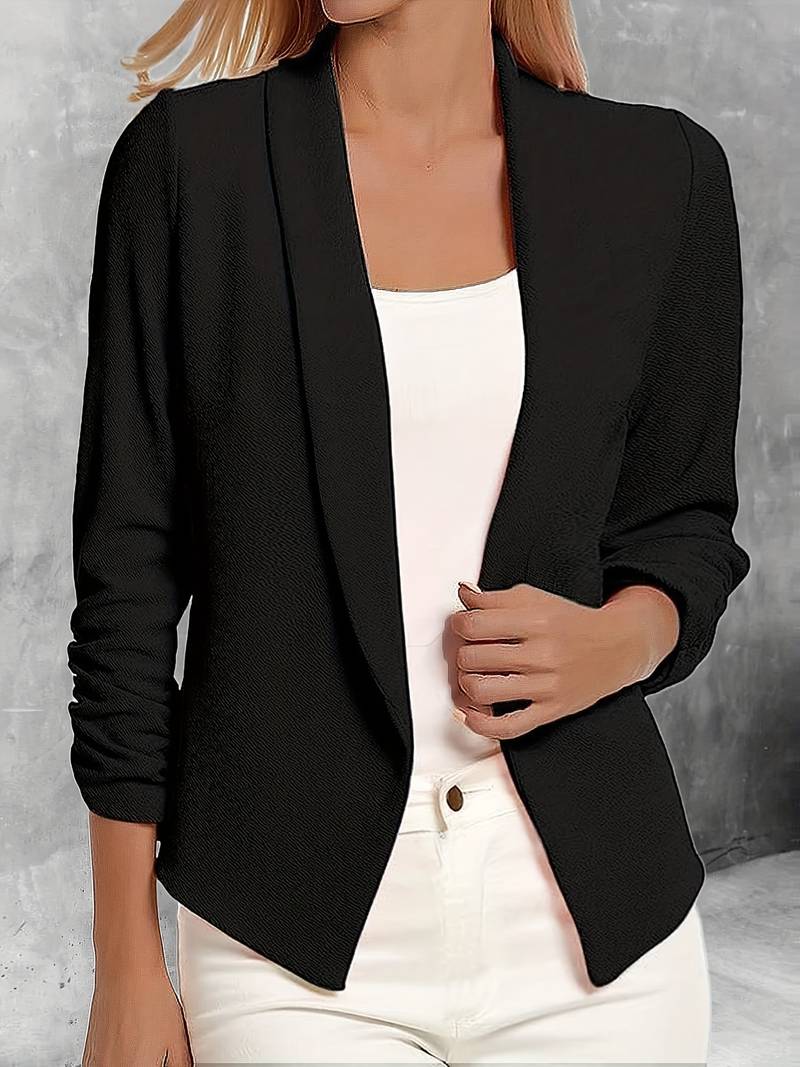 Ewelina | Klassieke blazer met open voorkant - Elegante jas met lange mouwen