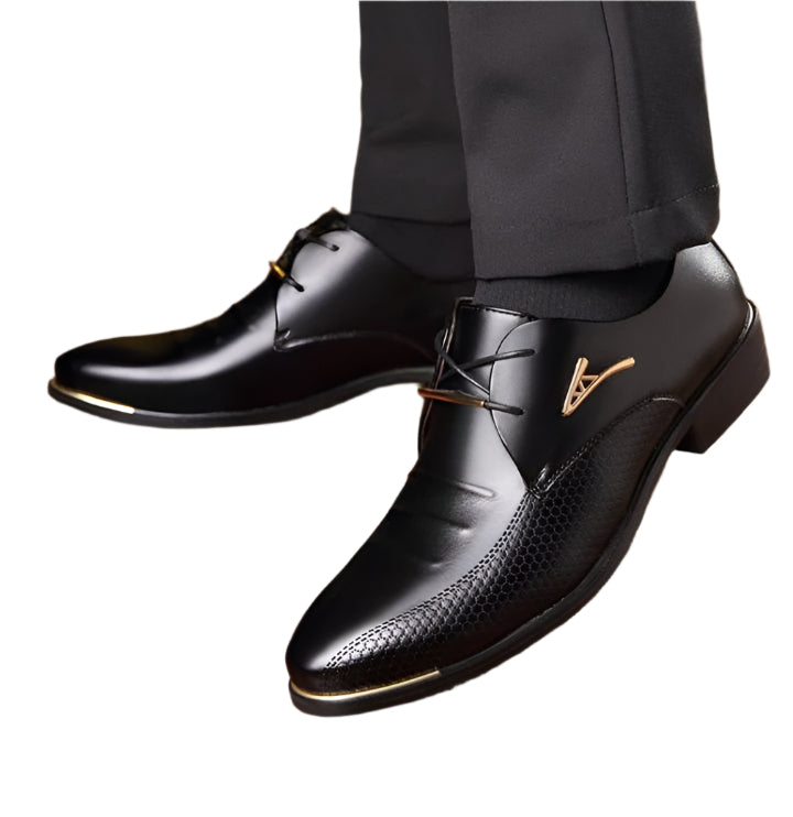 Vellaro | Heren leren Oxford geklede schoenen - Klassiek Formeel Zakelijk Schoeisel