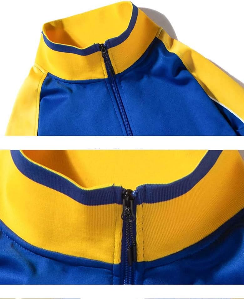 Jurek | 2-delige kleurrijke trainingspak voor heren – Sportieve strepen, casual sportkleding