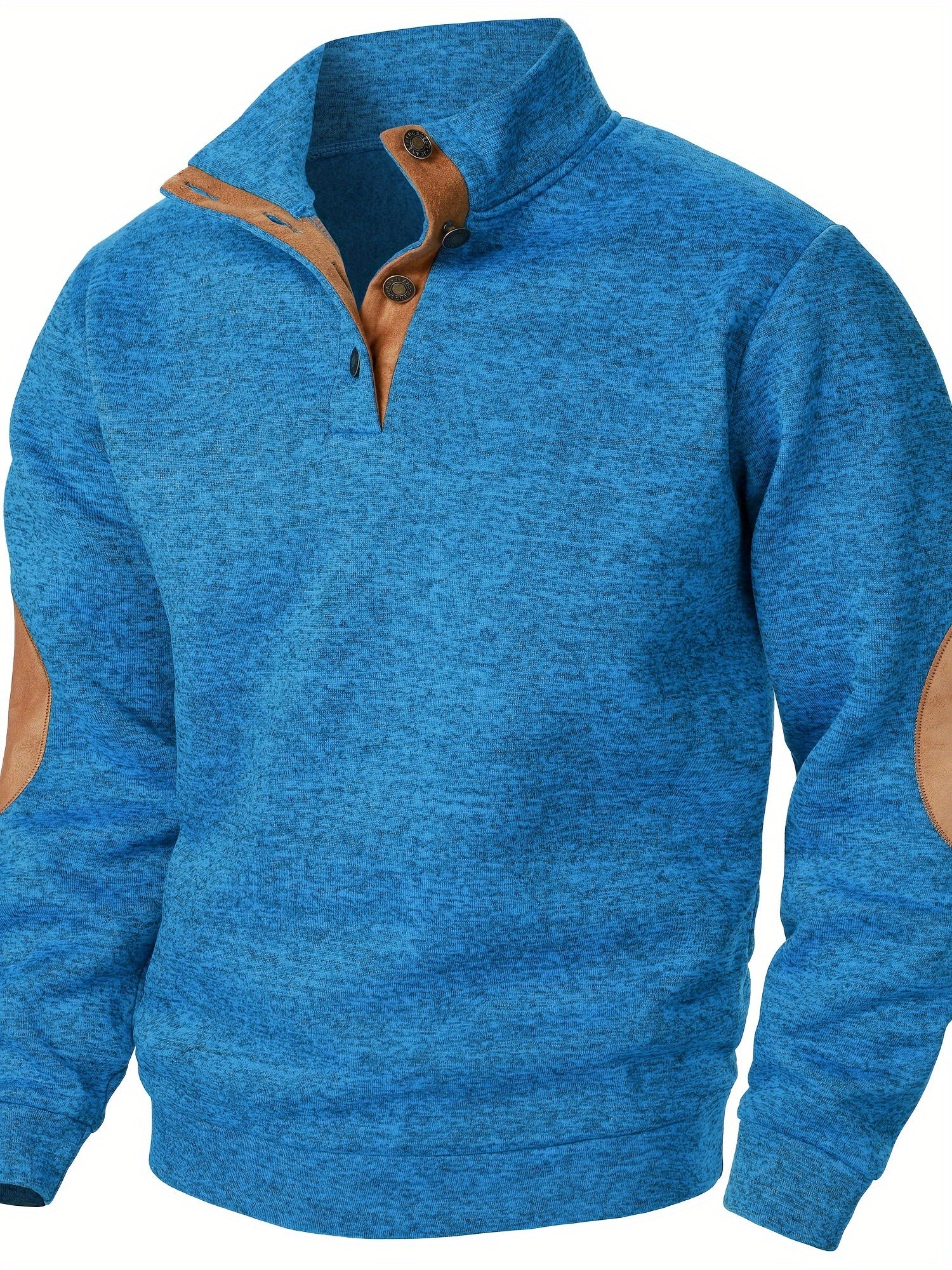 Kristoff | Herenpullover met opstaande kraag en lange mouwen – Casual herfst-wintertop