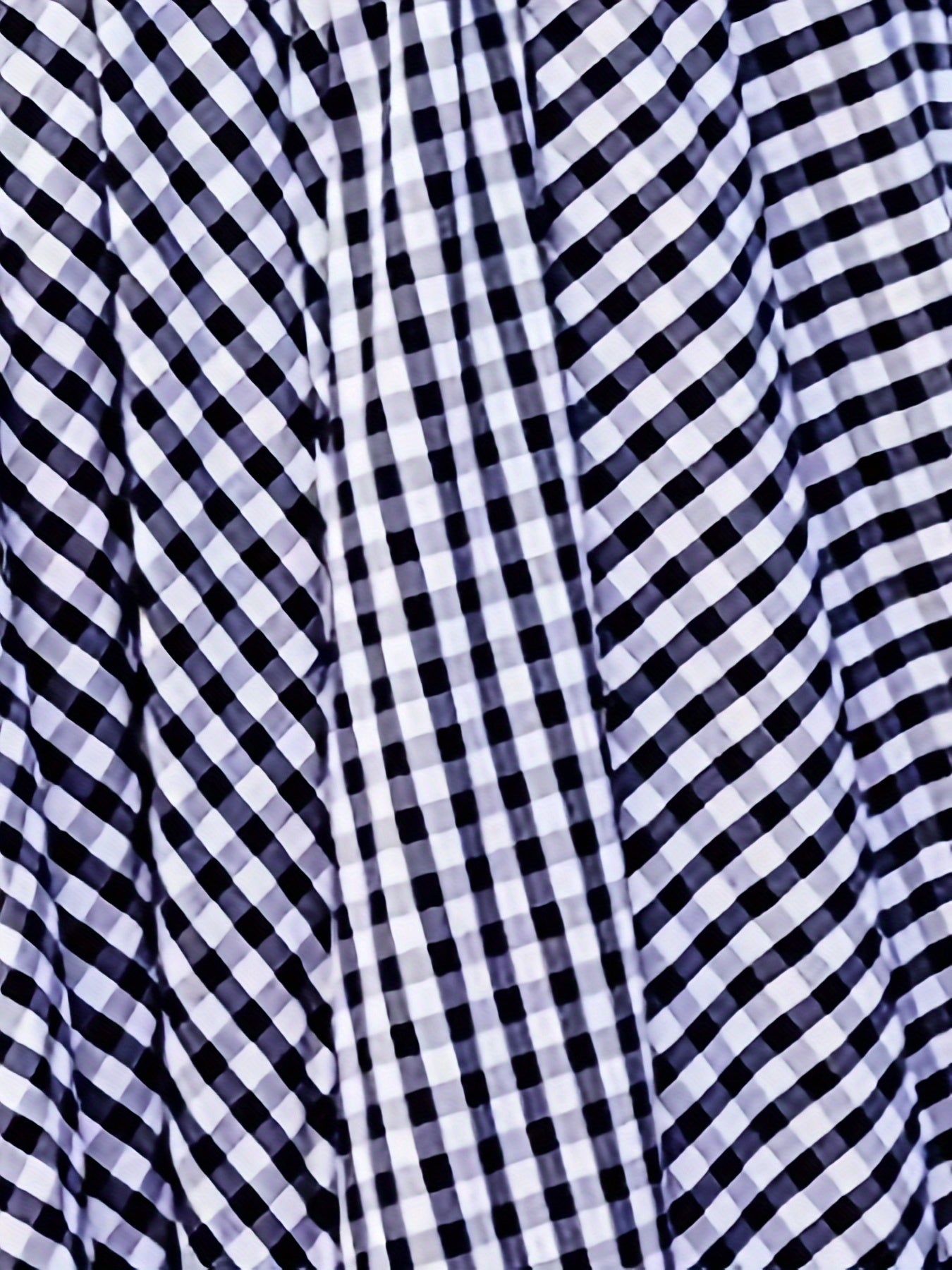 Mirthea | Gingham midirok voor dames - hoge taille, vloeiende A-lijn, elegant en lichtgewicht