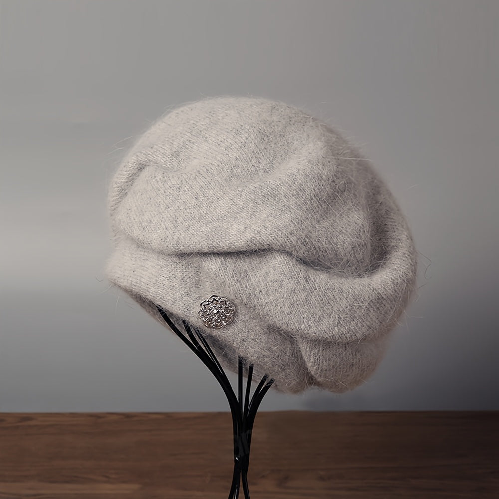 Emina | Damesmuts van wolmix – Warme gebreide wintermuts