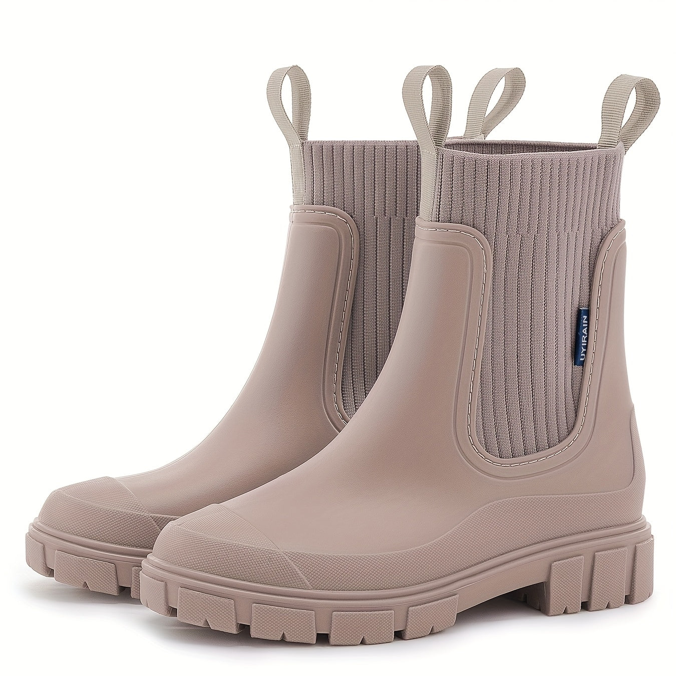 PuddleChic | Chelsea regenlaarzen voor dames – antislip, dikke zool, comfortabele outdoorschoenen