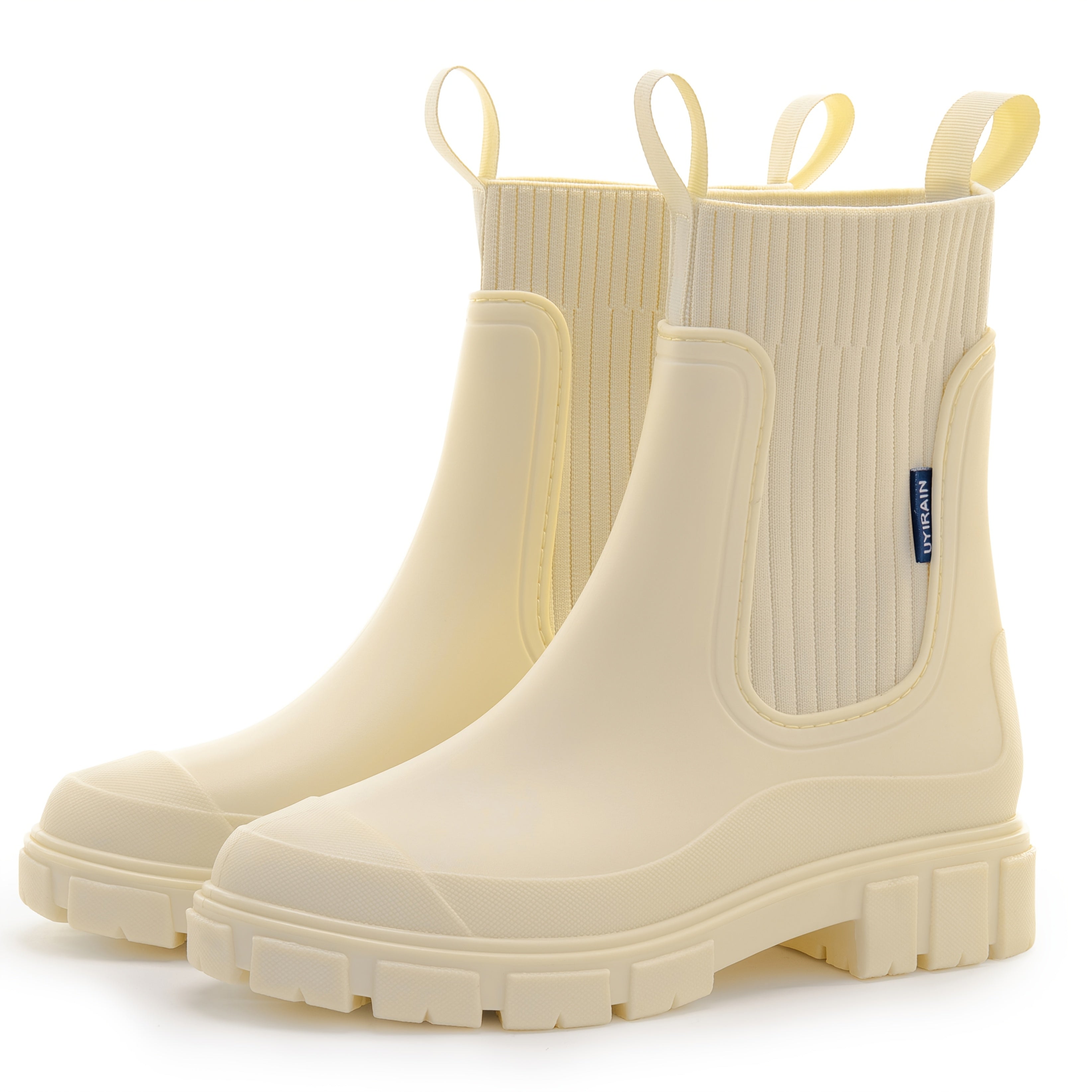 PuddleChic | Chelsea regenlaarzen voor dames – antislip, dikke zool, comfortabele outdoorschoenen