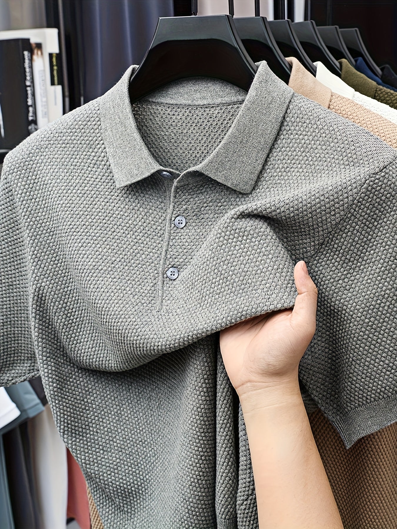 Davoran | Katoenen overhemd met korte mouwen - ademend, casual en in golfstijl