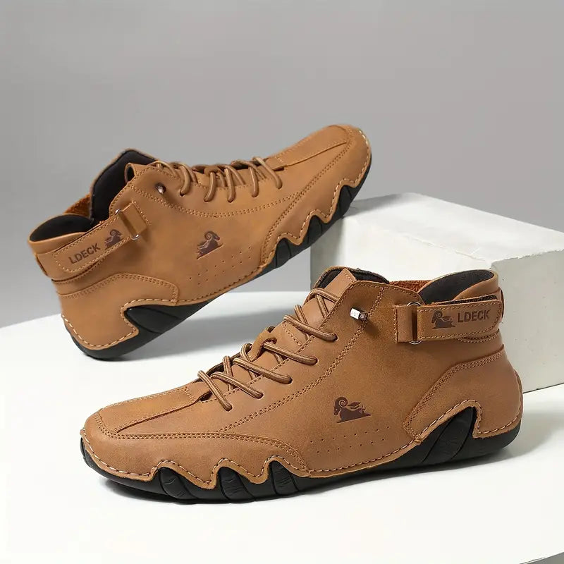 Bootrek | Heren Suède Enkellaars Sneakers – Stijlvolle Casual Boots met Slijtvaste Antislip Zool
