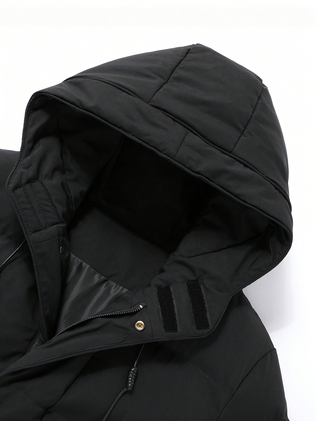 Richard | Winterjas voor heren met capuchon en gewatteerde voering – Warme casual jas