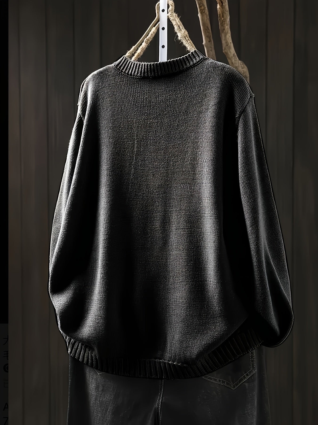 Marietta | Klassieke gebreide trui – Relaxed fit, veelkleurige knopen, zachte warme gebreide pullover