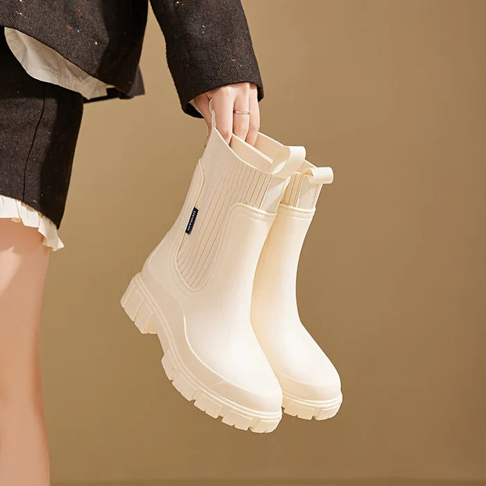 DrizzleStep | Stijlvolle Waterdichte Regenlaarzen voor Vrouwen - Modieus en Comfortabel Schoeisel voor Elk Weer