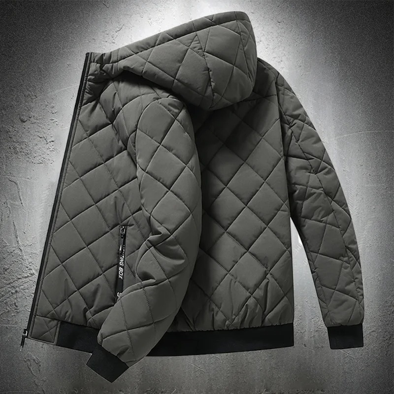 Jonte | Heren pufferjas met capuchon – Lichtgewicht gewatteerde winterjas, warme casual bovenkleding