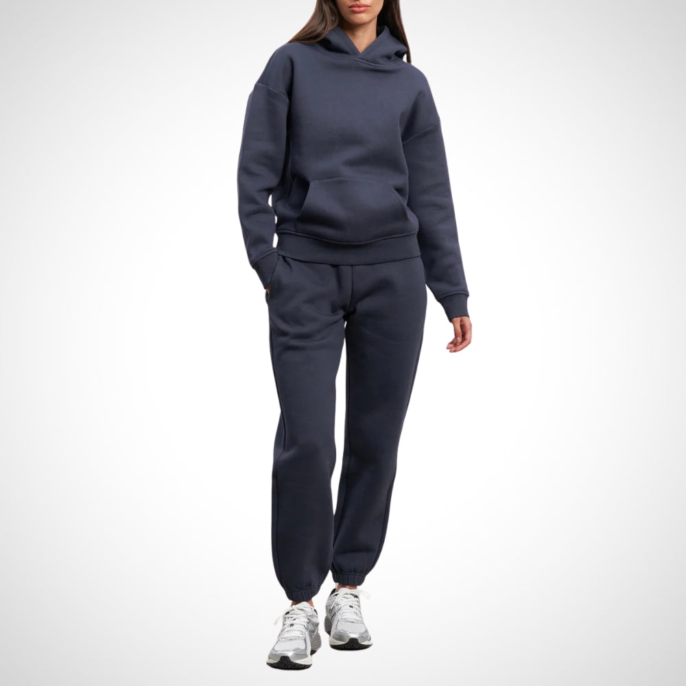 Enyssa | Tracksuit Set met Relaxed Fit - Hoodie & Joggerbroek, Zachte Loungewear, Casual Sportkleding Outfit