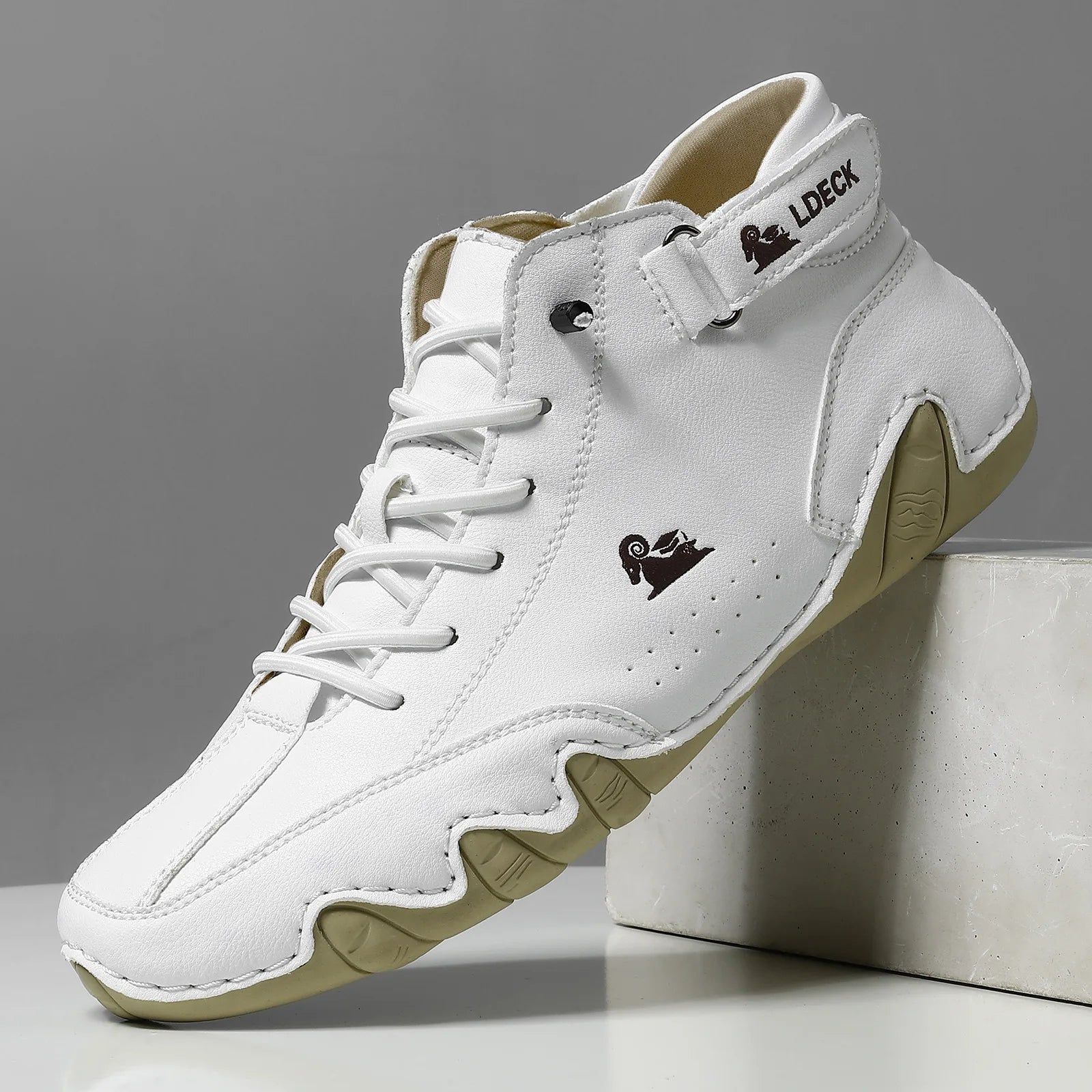 Bootrek | Heren Suède Enkellaars Sneakers – Stijlvolle Casual Boots met Slijtvaste Antislip Zool