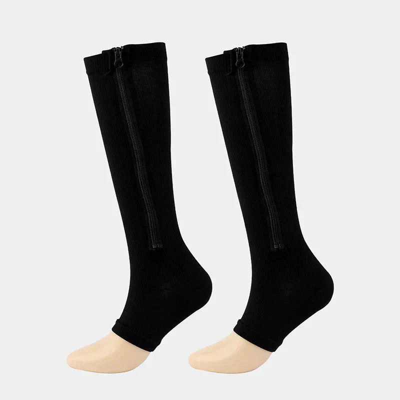 SootheSox | Easy-zip compressiekousen – De hele dag comfort, bloedsomloop en ondersteuning