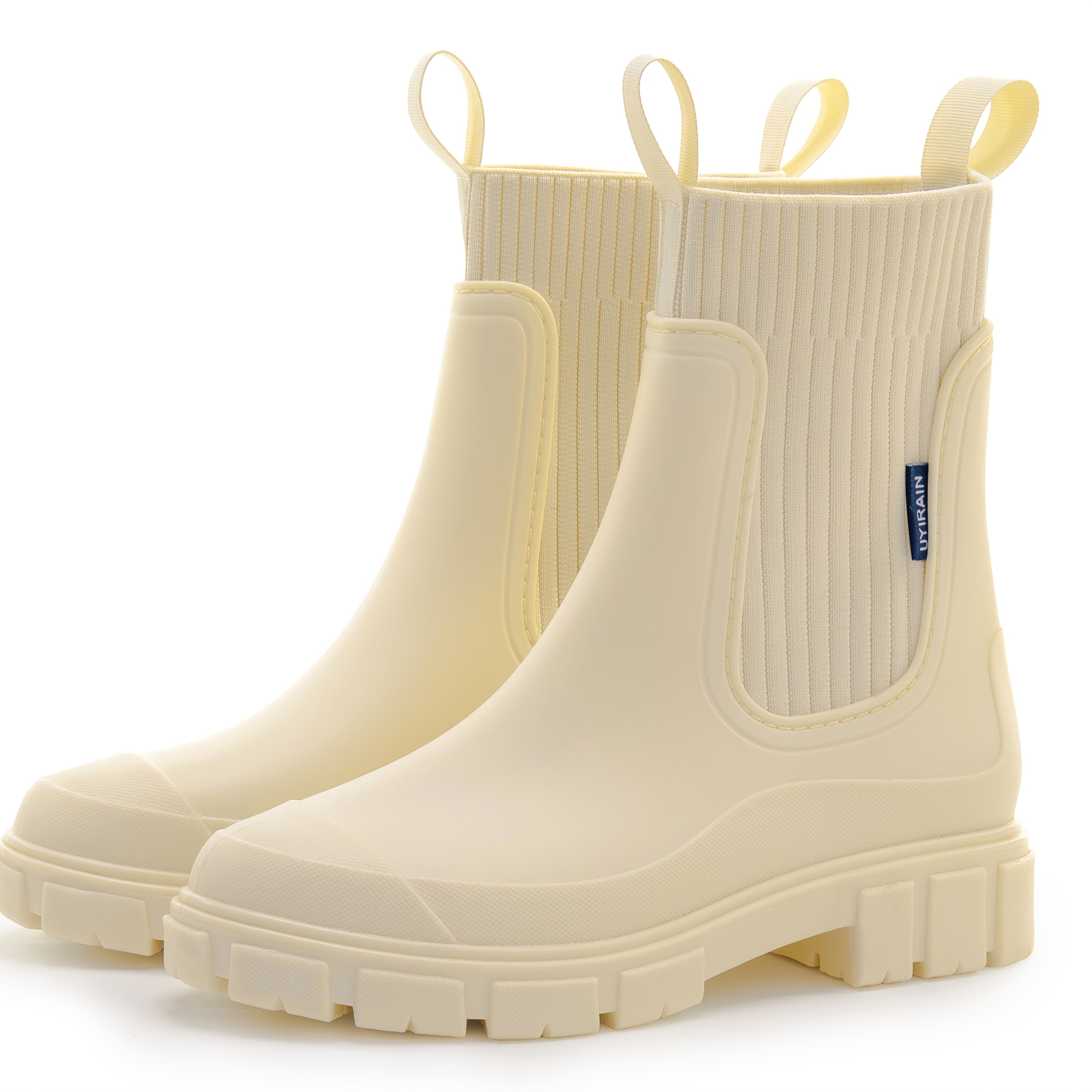 PuddleChic | Chelsea regenlaarzen voor dames – antislip, dikke zool, comfortabele outdoorschoenen