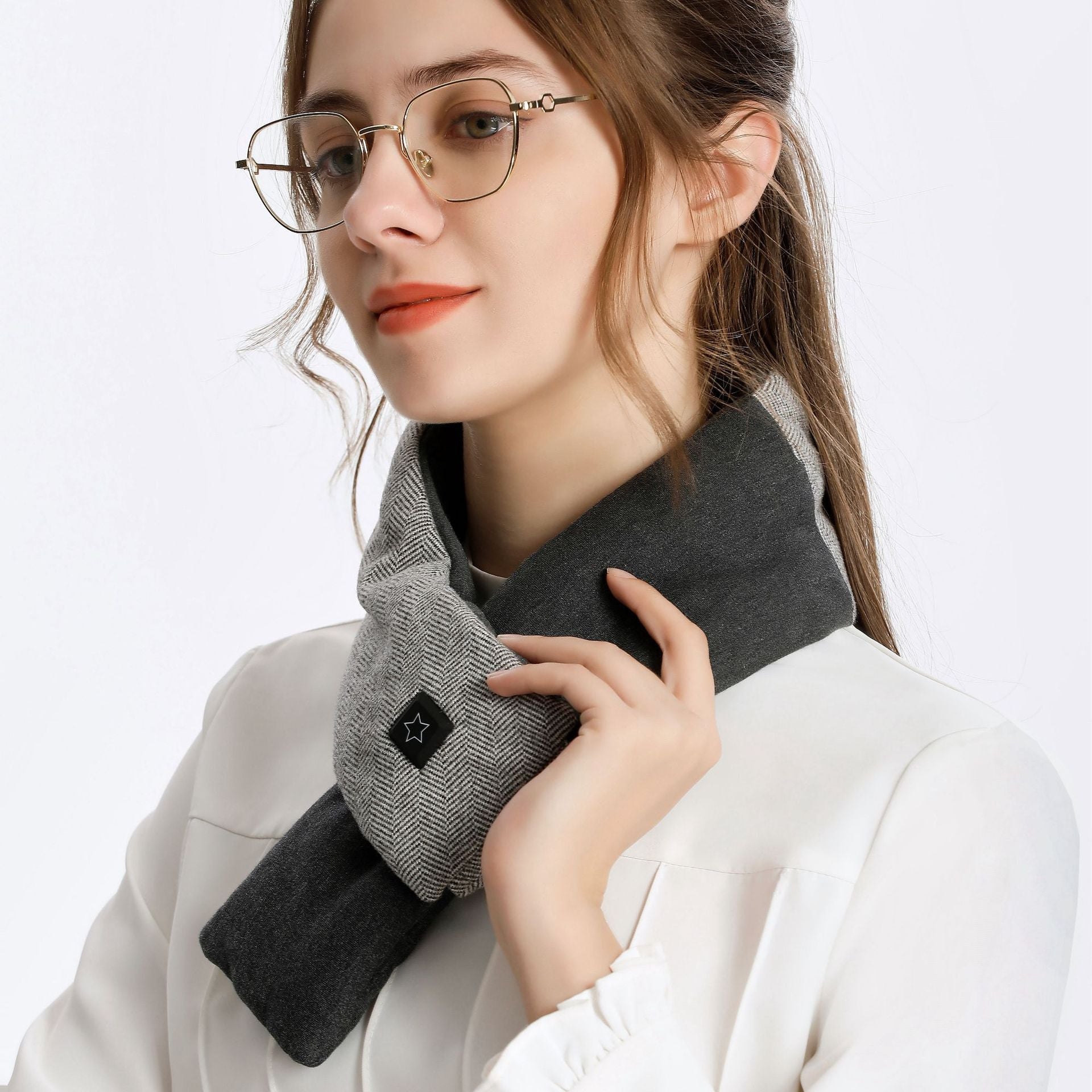 ThermaScarf | Elektrisch verwarmde sjaal – USB-oplaadbare nekwarmer, zachte wintersjaal