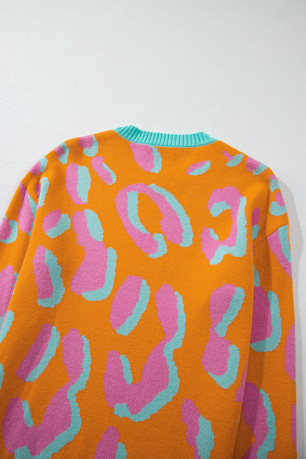 Brynoria | Gebreide Colorblock Trui - Sweater met ronde hals, geribde zoom en lange mouwen