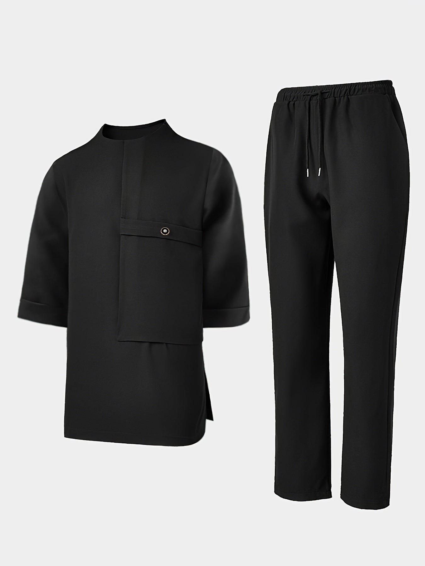 Ternik | Traditionele Dashiki Set - Korte Mouw Shirt & Lange Broek Outfit voor Bruiloft of Dagelijks Dragen