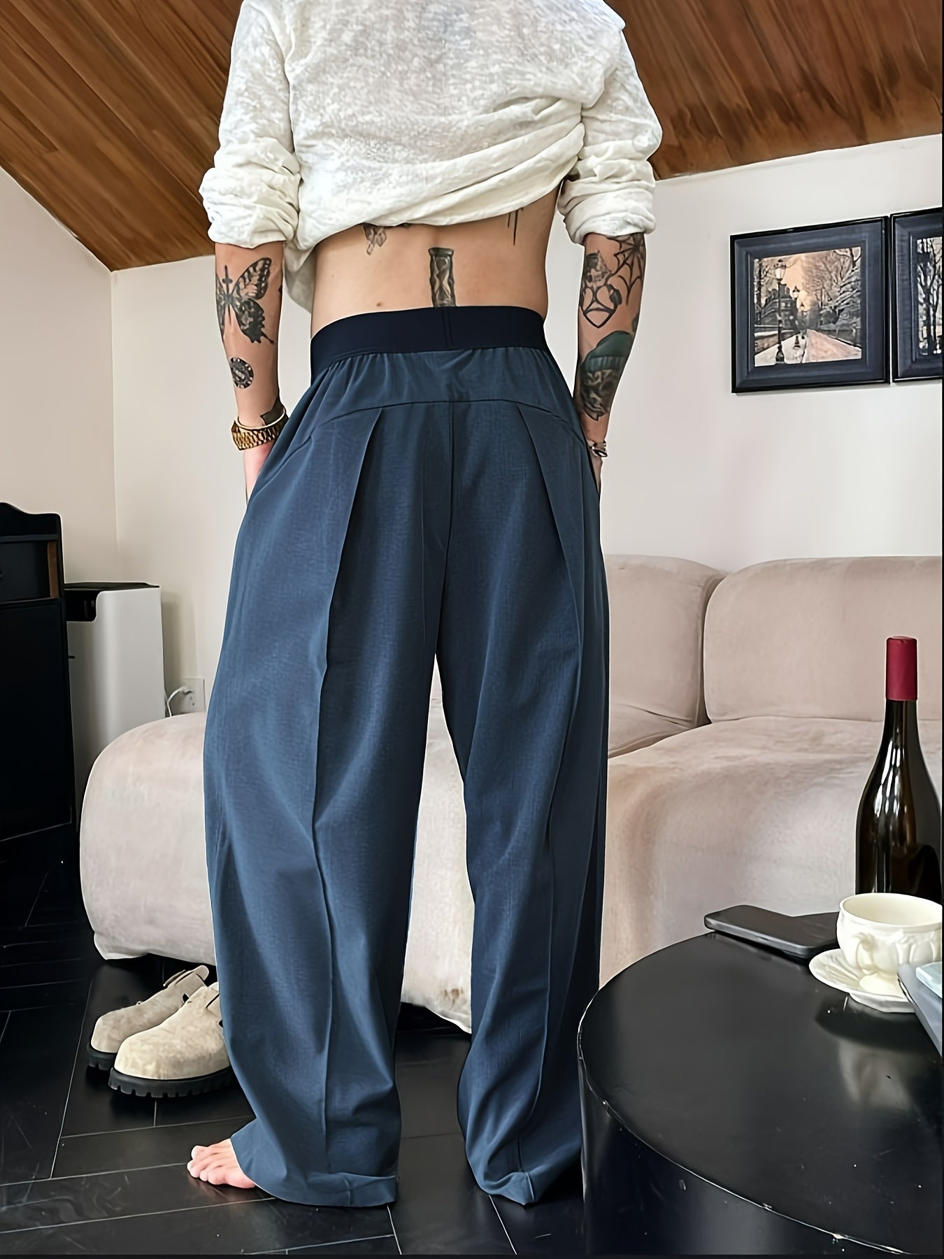 Arnthor | Casual loose fit herenbroek met elastische tailleband