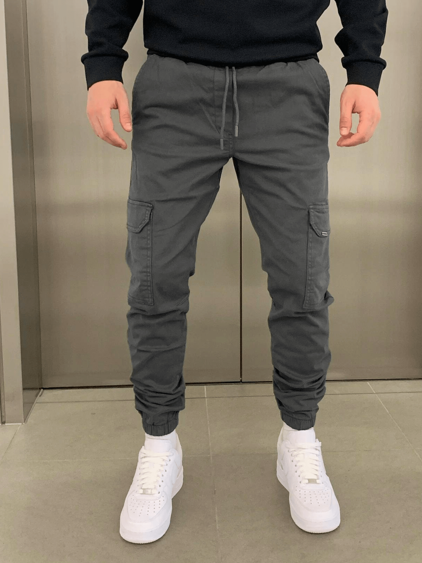 Pederik | Slim fit cargojoggingbroek voor heren – meerdere zakken, casual streetwear broek